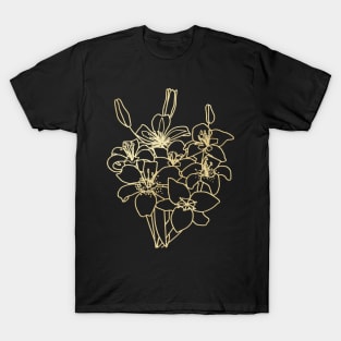 Golden flower T-Shirt